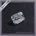 2.0 Carat Affordable Price Factory Wholesale Emerald Cut White Moissanite Diamond for Jewelry